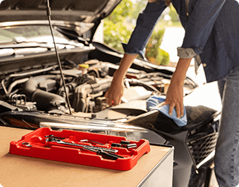 The ToolTray storing wrenches in one place, to make projects easier